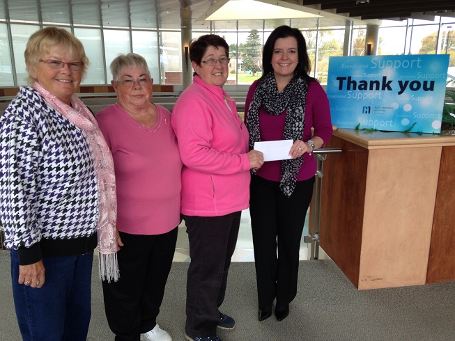 Therese Scheer and her golf girls at RMH